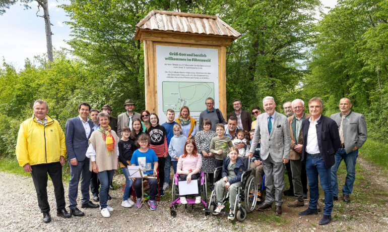 Neuer Natur- und Jagdlehrpfad im Föhrenwald